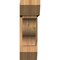 Ekena Millwork Funston Slat Smooth Bracket w/ Offset Brace, Western Red Cedar, 7 1/2"W x 24"D x 24"H BKT0806X24X24FST06SWR - alternate 3